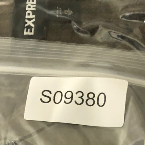 Express Womens Sweater Green V Neck Knitted Long Sleeve Tunic XSmall - Picture 12 of 12